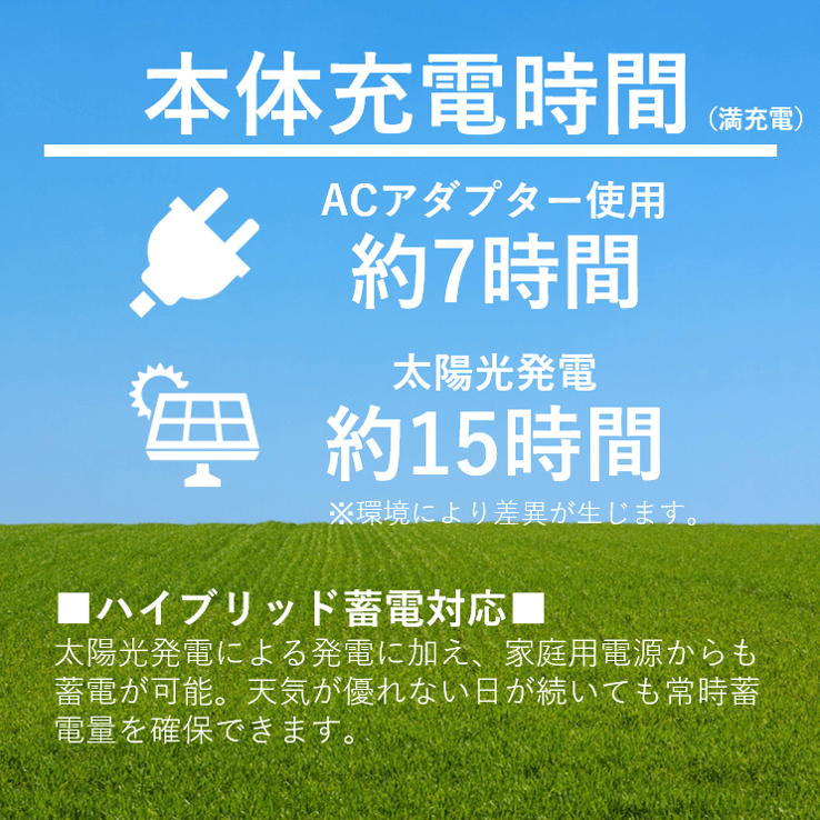 本体充電時間