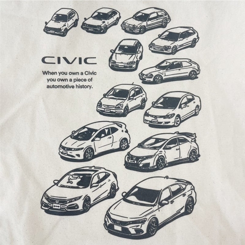 トートバッグ 2401HD43-01 HONDA CIVIC HISTORY