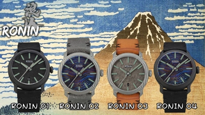 侍魂を腕元に宿す「RONIN WATCH」—日本刀の美学を現代に蘇らせたダマスカス鋼製腕時計が登場
