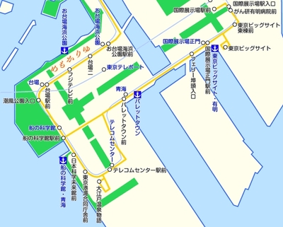 ｋｍフラワーバス　路線図 ※PCソフトウェア「駅すぱあと」の表示イメージ