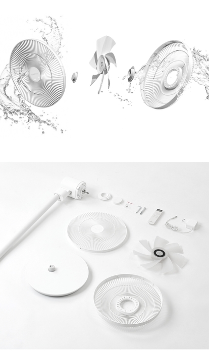 FAN CLASSIC3 細かなパーツに分け掃除も可能