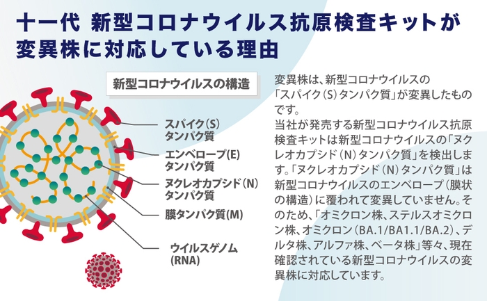 各種変異株に対応