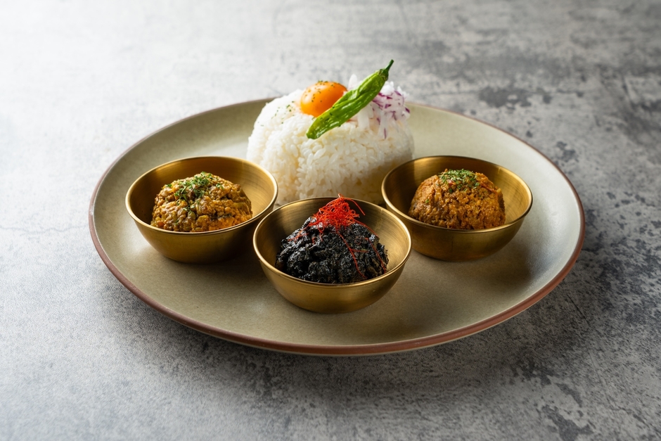 3種盛り　世界のキーマ