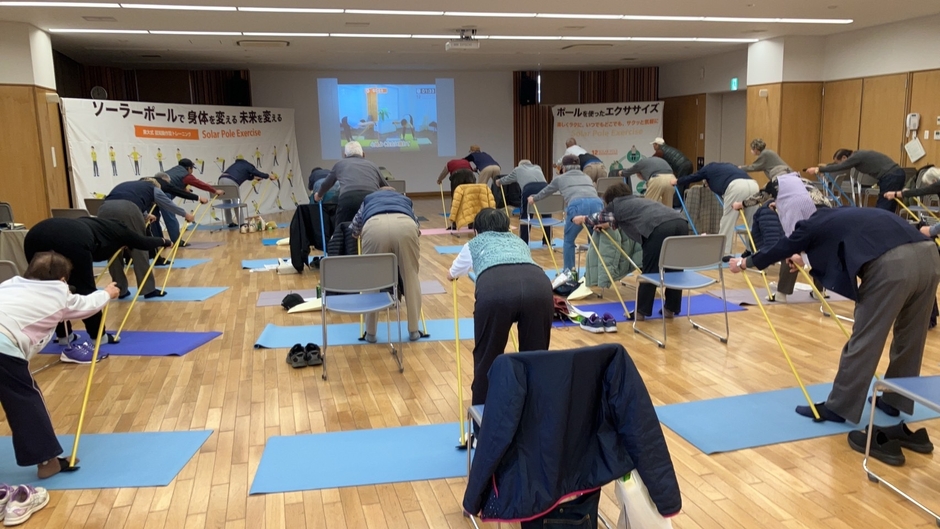 兵庫県相生市　高年クラブ体操教室