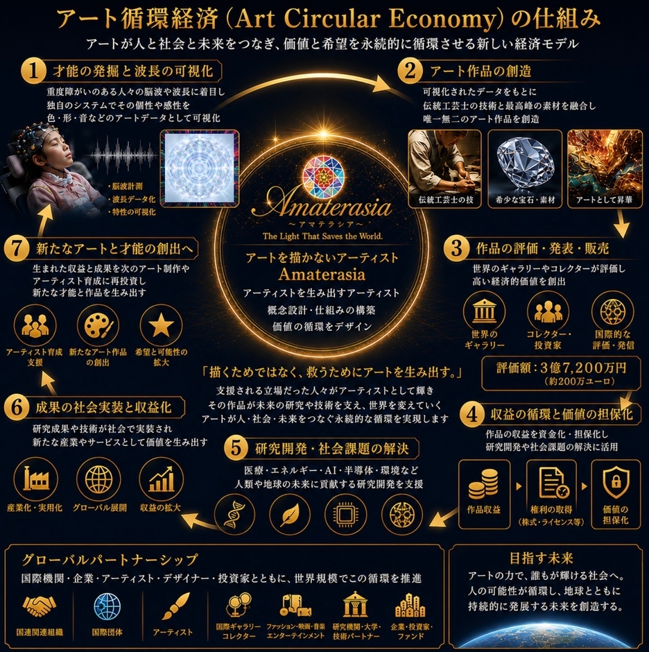 Art Circular Economy　アート循環経済の仕組みの全体像