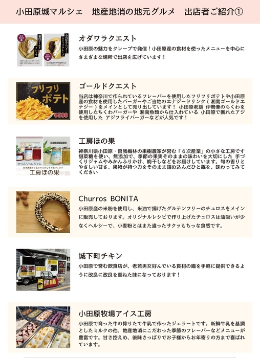 地産地消！地元グルメ出店者紹介①