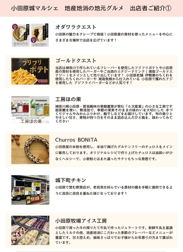 地産地消！地元グルメ出店者紹介①