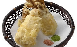 (3)舞茸天と鶏天の二種盛り