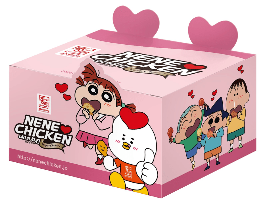 韓国チキンブランド NENE CHICKEN×クレヨンしんちゃん タイアップ