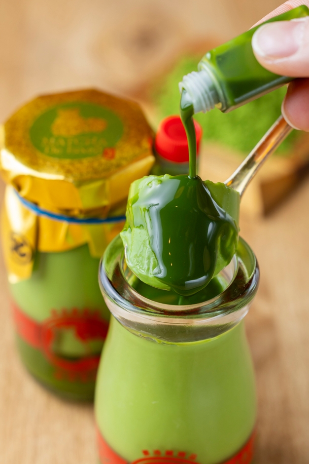 静岡抹茶プリンDXII 500円