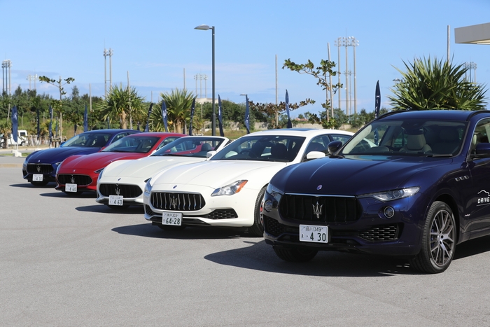 Maserati 002:試乗車ラインアップ