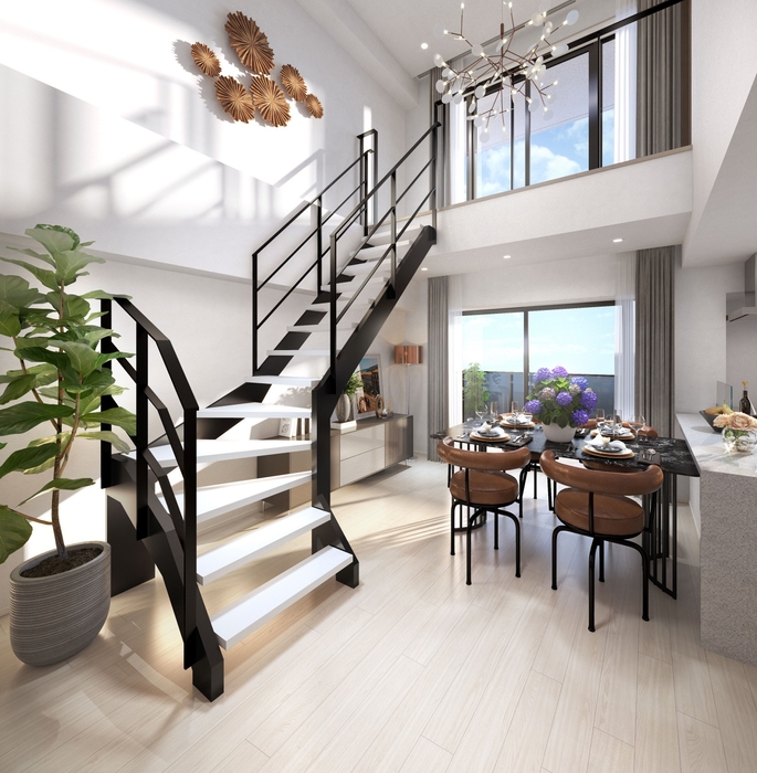 メゾネット完成予想CG