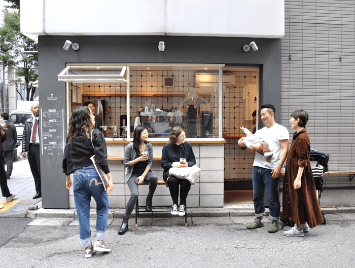 国内外からコーヒーラバーが集まる