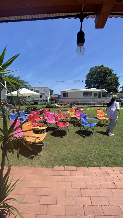 カラフルアウトドア イス