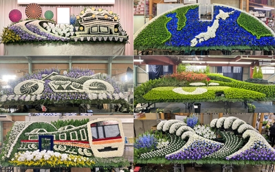 これまでに制作した「その人らしい」花祭壇の一例
