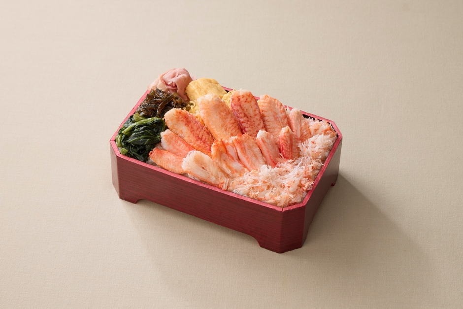 【鱗幸食品】 「毛蟹贅沢弁当」