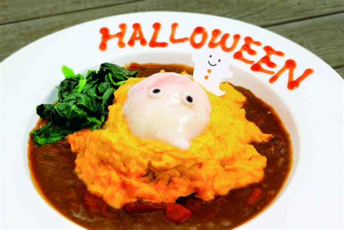 半熟たまごのモンスターオムカレー