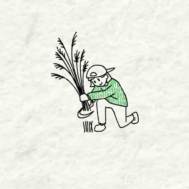 集落の一員として、みんなで“茅刈(かやかり)”体験!「カヤ・キャン美山」(1)