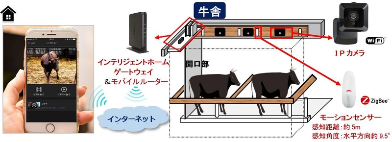 畜産農家が抱える課題解決にIoTサービス 「インテリジェントホーム」を活用 お産前の母牛の遠隔見守りに関する実証実験実施について