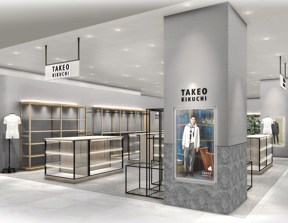 TAKEO KIKUCHI（タケオキクチ）_店舗パース