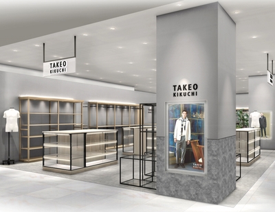 TAKEO KIKUCHI（タケオキクチ）_店舗パース