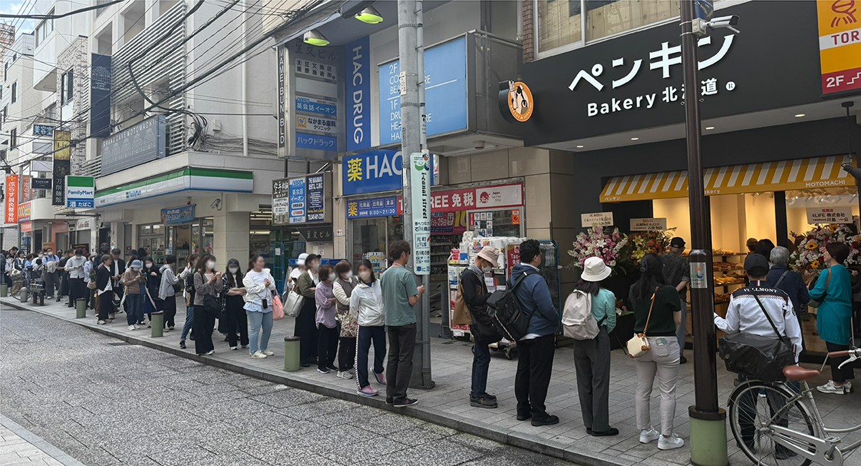 北海道発ベーカリー「ペンギンベーカリー横浜元町店」
オープンから20日間で来店者10,000人突破！