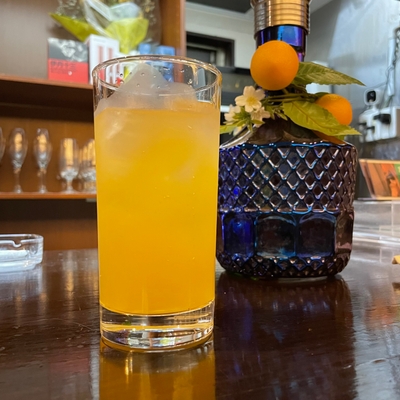 アルコールも充実(マリブアップル)　