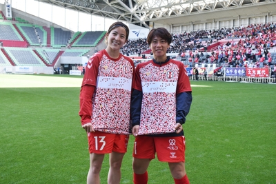 左／北川ひかる選手・右／高瀬愛実選手