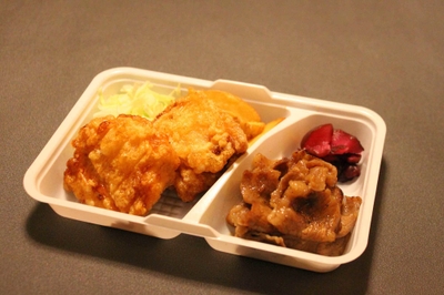 唐揚げ&焼肉弁当