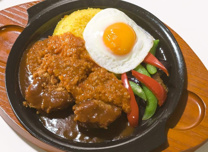 ひれかつ&ミートピラフプレート