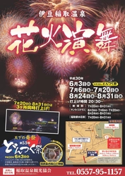 “観る”よりも“感じる”花火　 圧がすごい！「伊豆稲取温泉　花火演舞」開催