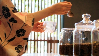ウェルカムお茶バー　※イメージ