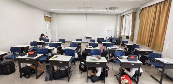近畿大学工業高等専門学校が避難訓練を実施　南海トラフ地震を想定した訓練で防災意識を高める