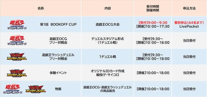 『BOOKOFF Fes.2022 in Sapporo』イベント内容