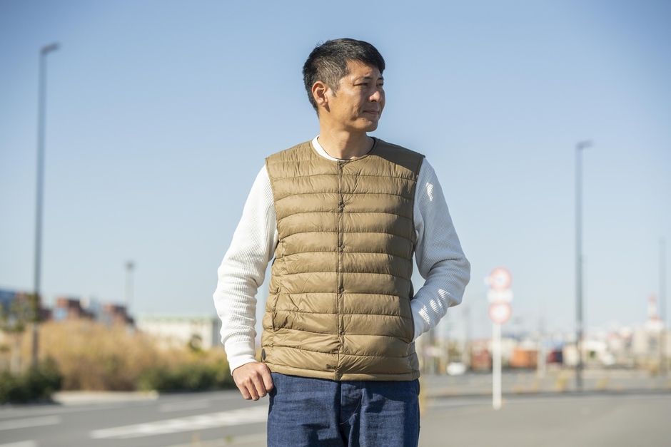 PowerArQの電熱ベスト(オリーブ)