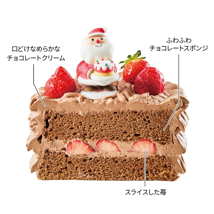 チョコレートクリスマス(断面)