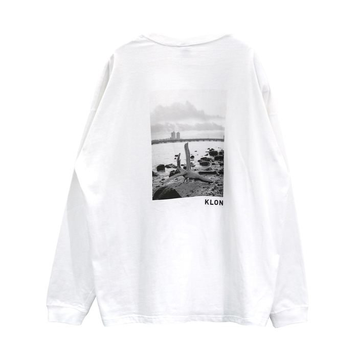 graphic LONG T drifting wood(WHITE)