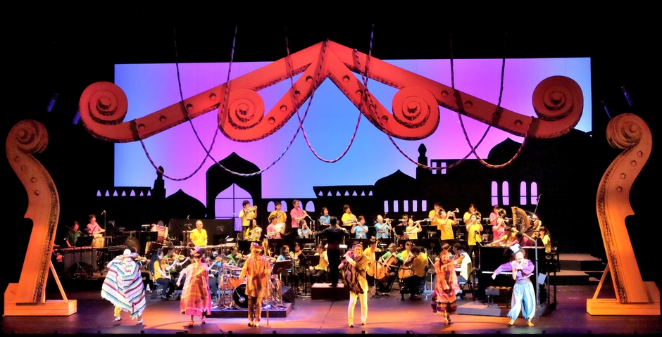 物語付きクラシックコンサート「アラジンと魔法のヴァイオリン」2019年公演より　撮影：三枝近志