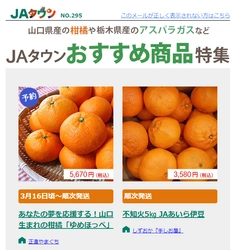 産直通販JAタウンおすすめ特集【2021年3月】