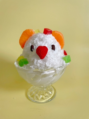 ワークショップで制作するしろくま