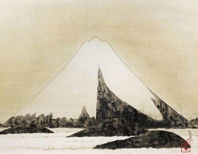 前田青邨 「富士」
