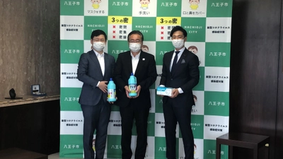 ENJOY JAPAN、八王子市の小中学校ならびに、義務教育学校に マスク5,000枚・衣料用漂白剤480本を寄贈