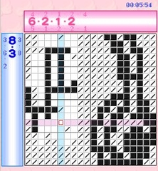 「あの娘とロジック！海に行こっ！！ Vol.3 橘 美優」　ロジックパズル画面