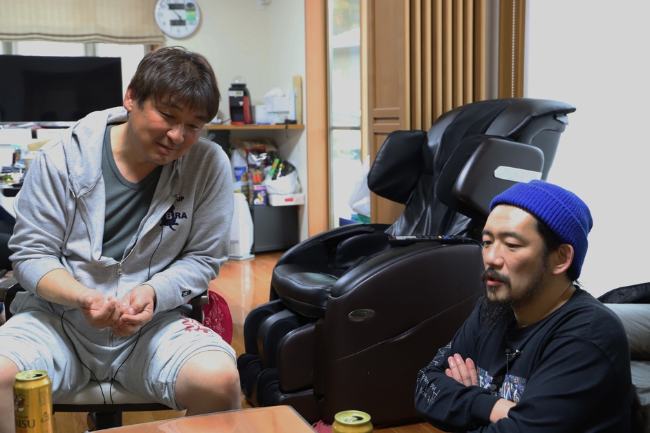 小渕浜の漁師木村さん