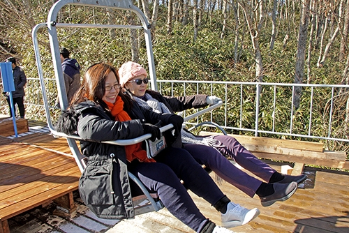 富士山展望リフトで空中散歩