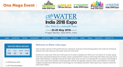第5回インド水エキスポ 2018年