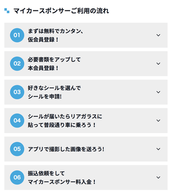 ご利用の流れ