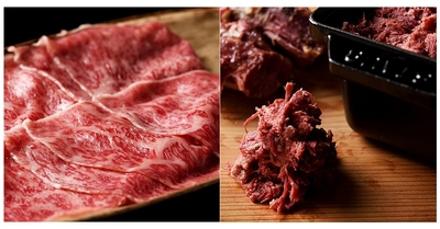 写真左:ロース生ハム 右:コンビーフ