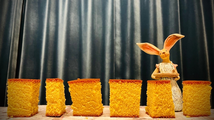 ママうさぎとカステラ