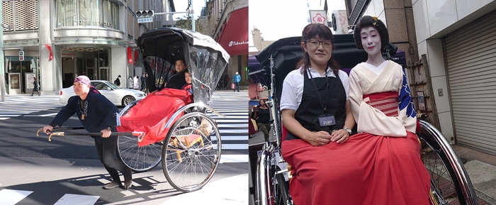 人力車体験/芸者衆との撮影会